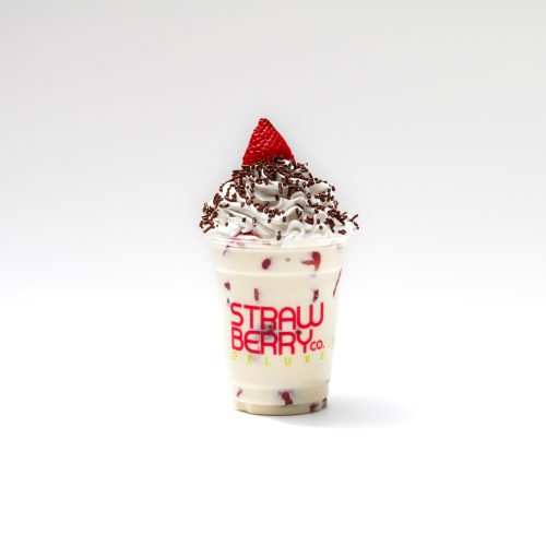 Strawberries with cream